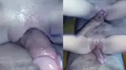 Memek Mulus Gesek Ke Kontol, Nikmatin Goyangannya Sampai Keluar.