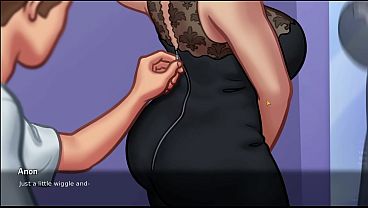 Sesuatu Berubah Saat Ibu Tiri Berjalan Mendekat (18+), Tubuhku Tegang, Nafasku Memburu