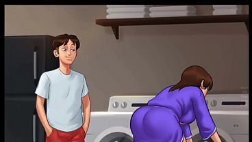 Malam Musim Panas Rahasia V21.0.0 | Mama Tiri Ngintipin Diam-diam (18+) | Novel Visual Dewasa