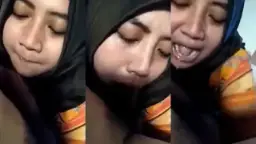 Jilbab Ngerasain Kontol Pertama Kali, Basah Kuyup Sampe Leleh.