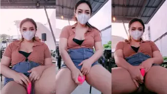 Ravicha Colmek Basah Kencang Di Tempat Umum Bikin Ngilu