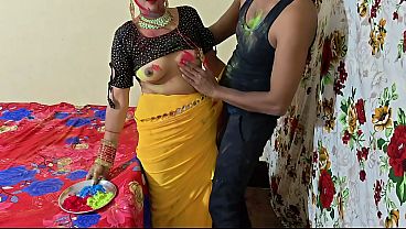 Dever Bhabhi Main Holi Ke Rangon Mein Garma-garam Chudai, Saaf Hindi Audio Ke Saath